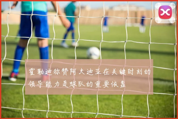 霍勒迪称赞阿夫迪亚在关键时刻的领导能力是球队的重要依靠